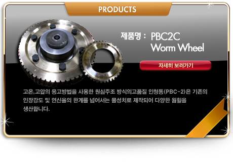 PBC2C Worm Wheel